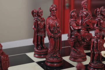 Roman Themed Chess Pieces - 4.25