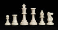 Triple Weighted Regulation Plastic Chess Pieces - 3.75
