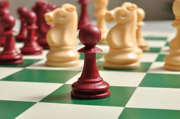 The Reykjavik Series Plastic Chess Pieces - 3.75