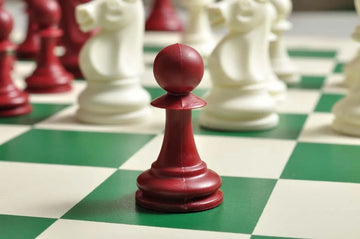 The Reykjavik Series Plastic Chess Pieces - 3.75
