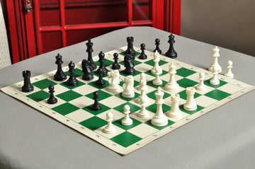 The Reykjavik Series Plastic Chess Pieces - 3.75