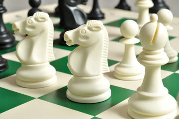 The Reykjavik Series Plastic Chess Pieces - 3.75