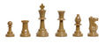 4 Player Chess Set Combination - Triple Weighted Regulation Colored Chess Pieces & 4 Player Vinyl Chess Board