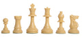Solid Regulation Plastic Chess Pieces - 3.75