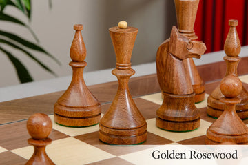 The Circa 1961 Baku Series Wood Chess Pieces - 4.2