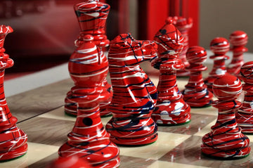 The Americana Series Chess Pieces - 4.0