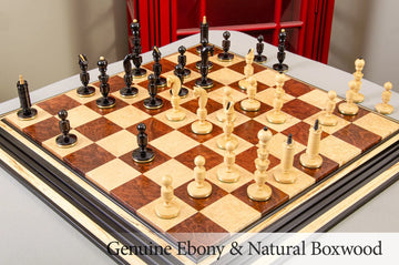The Camaratta Collection - The Biedermeier Series Luxury Chess Pieces - 4.4