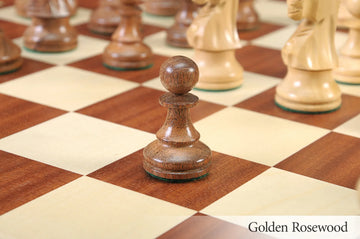 The B.H. Wood Tournament Series Wood Chess Set, Box, & Board Combination