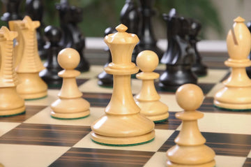 The B.H. Wood Series Chess Pieces - 3.75