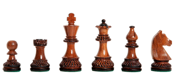 Burnt Golden Rosewood and Natural Boxwood
