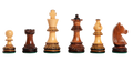 The Burnt Golden Rosewood Championship Series Chess Pieces - 3.75" King