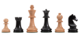 The Henri Chavet Series Chess Pieces - 3.8" King