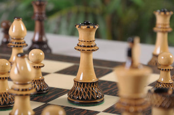 The Burnt Club Series Chess Pieces - 3.75