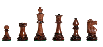 Burnt Golden Rosewood and Natural Boxwood