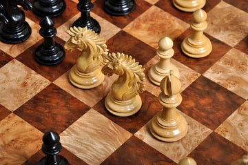 The Camelot Series Artisan Chess Pieces - 4.4