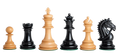The Chesterfield Series Luxury Chess Pieces - 4.4" King