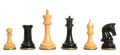 The Imperial Collector Series Luxury Chess Pieces with Brass Weighting - 4.4" King
