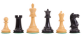The Reproduction of the Circa 1940 Series Chess Pieces - 4" King