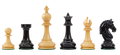 The Lucca Series Artisan Chess Pieces - 4.4" King