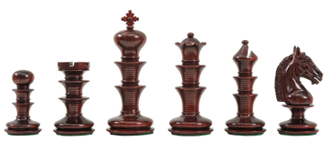 Blood Rosewood and Natural Boxwood
