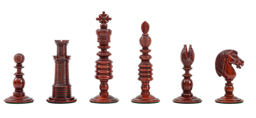 Blood Rosewood and Antiqued Boxwood