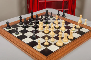 CLEARANCE - The Fischer Spassky 1972 Series Commemorative Chess Pieces - 3.75