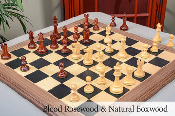 The Reykjavik II Series Chess Pieces - 3.75