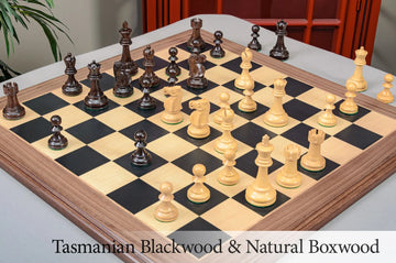 The Reykjavik II Series Chess Pieces - 3.75