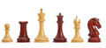 The Forever Collection - The St. Louis Chess Club Commemorative Series Chess Pieces - 4.4" King - Blood Rosewood