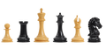 The Forever Collection - The St. Louis Chess Club Commemorative Series Chess Pieces - 4.4" King - Genuine Ebony
