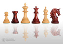 Blood Rosewood and Natural Boxwood