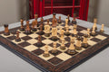 The Burnt Golden Rosewood Zagreb '59 Series Chess Pieces - 3.875
