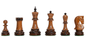 Burnt Golden Rosewood and Natural Boxwood