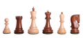The Zagreb '59 Series Gilded Chess Pieces - 3.875" King