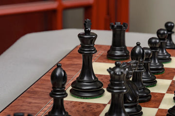 The Library Collection - The Zukertort Series Luxury Chess Pieces - 2.875