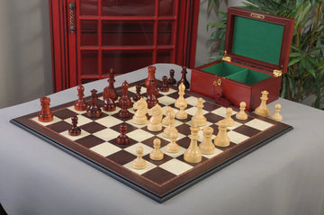 Blood Rosewood and Natural Boxwood
