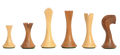 The Moderne Series Chess Pieces - 3.75" King