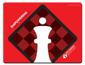 US Chess Women - Mousepad - Red
