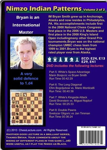 Nimzo-Indian Patterns - 2 DVDs - Chess Lecture - Volume 46