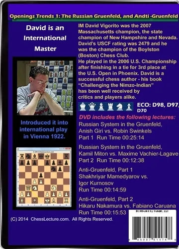 Opening Trends 1 - The Russian Gruenfeld and Anti-Gruenfeld Back