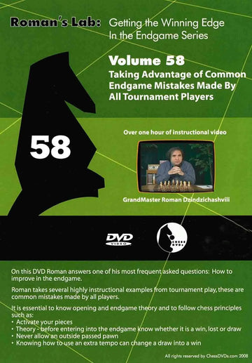 ROMAN'S LAB - VOLUME 58 - Taking Advantages of Common Endgame Mistakes