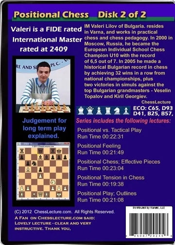 Positional Chess Volume 1 Back