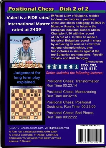 Positional Chess Volume 2 back