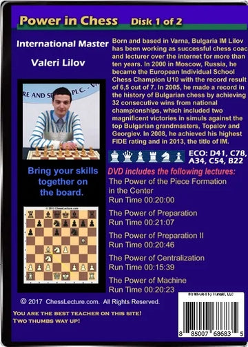 Power in Chess - Chess Lecture - Volume 172 - 2 DVDs