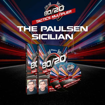 CLEARANCE - 80/20 Tactics Multiplier - The Paulsen Sicilian - GM Rashad Babaev - Volume 12