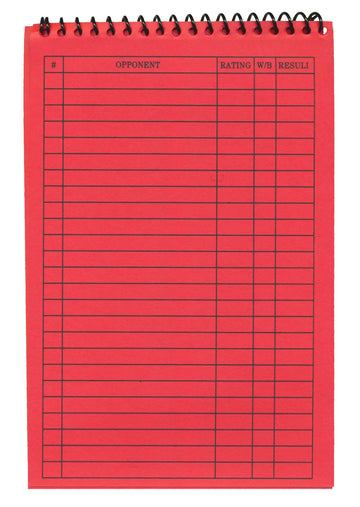 US Chess Federation Commemorative Spiral Scorebook (120 Moves/Game)