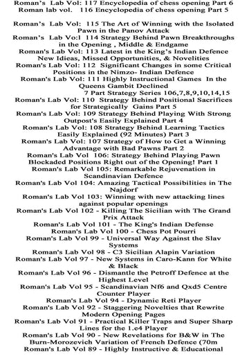 The Complete Roman's Lab on DVD - VOLUMES 1-117 - 5 DVDs