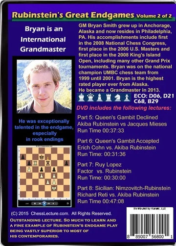 Rubinstein's Great Endgames V1 Back