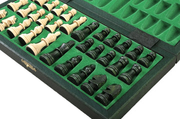 The Green Magnetic Chess Set