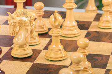 CLEARANCE - The Turin Series Artisan Chess Pieces - 4.4